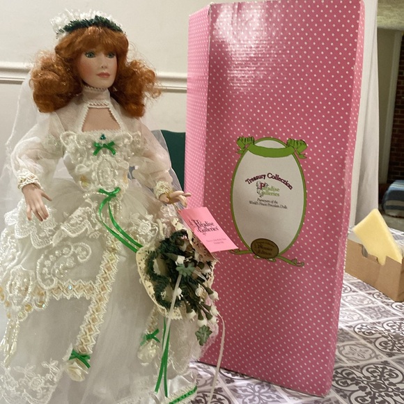 New Bridal Doll with Red Hair treasury collection